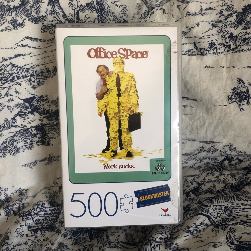 Blockbuster: Office Space Jigsaw Puzzle - 500pc New Unused / Sealed.